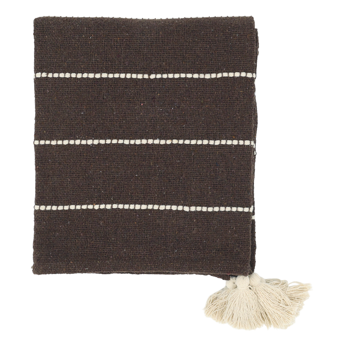 Aix Plaid Coffee 150 × 130 cm — afbeelding 5