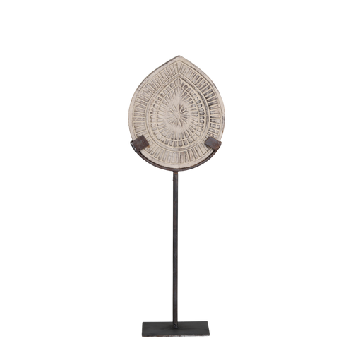 Decoratie op Voet Mangohout Naturel 51 cm