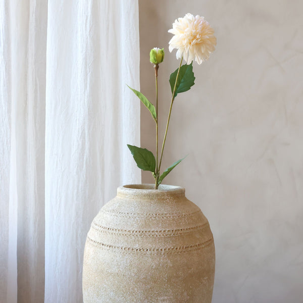 Fleur dahlia kunstbloem Silk Touch – champagne