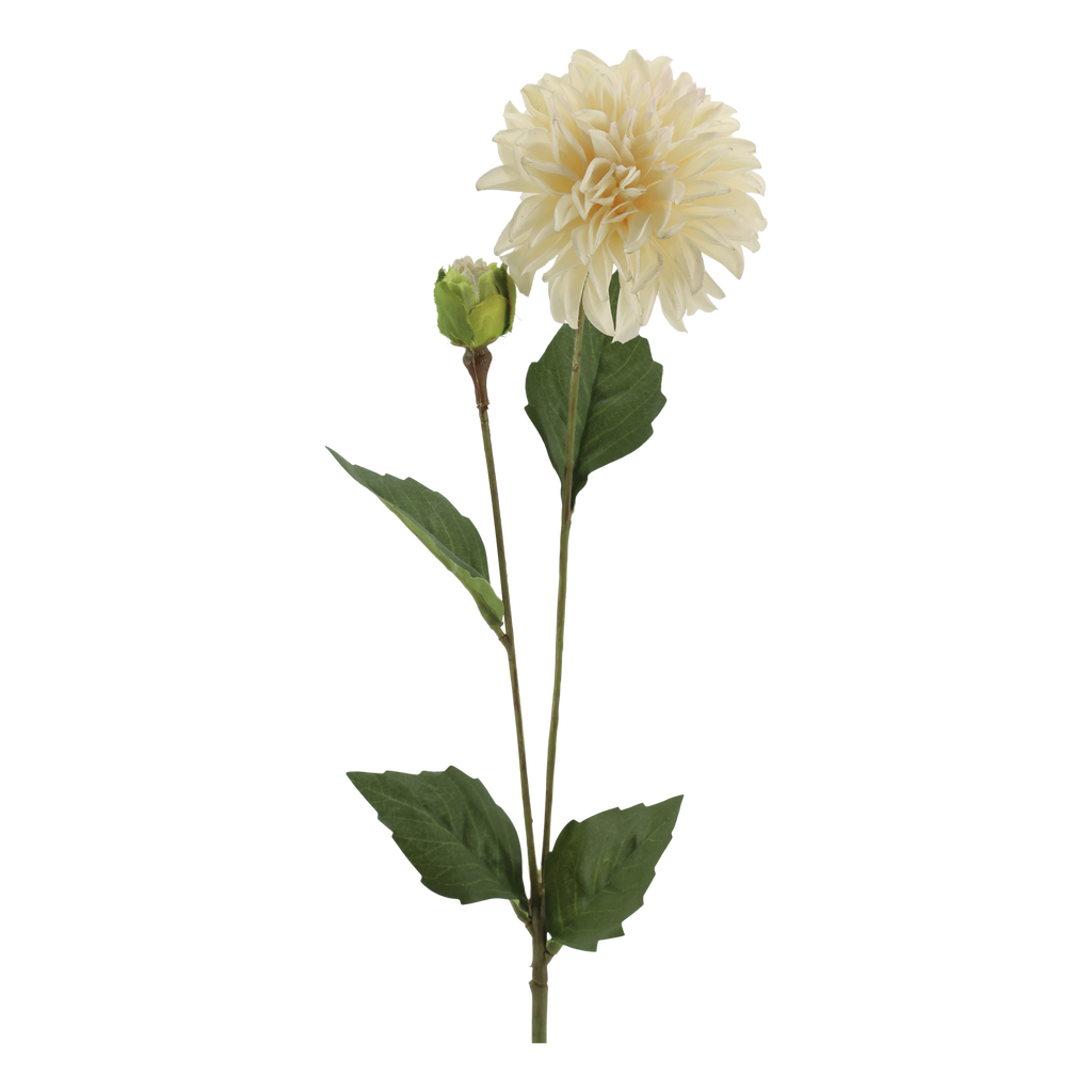 Fleur dahlia kunstbloem Silk Touch – champagne