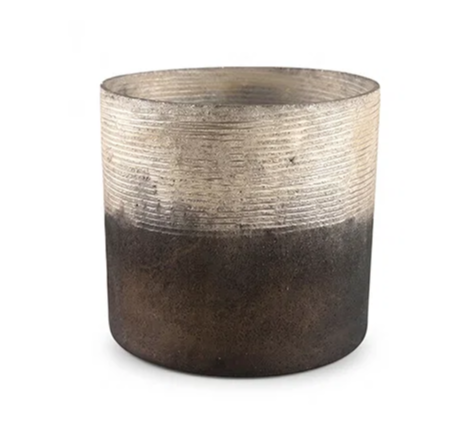 Gouden Glazen Waxinelichthouder Ø13 × 13 cm