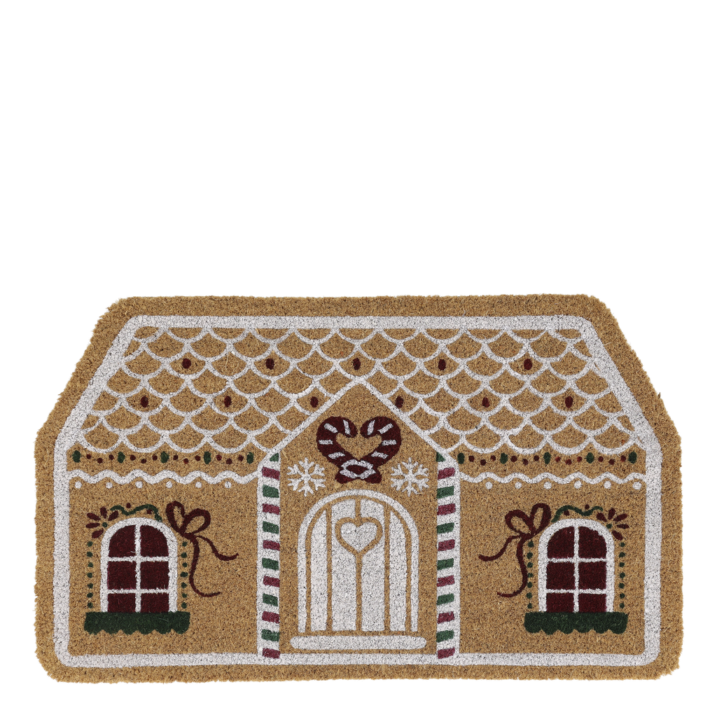 Deurmat Christmas House van Chic Antique in naturel kokosvezel, 75 bij 45 cm — afbeelding 4