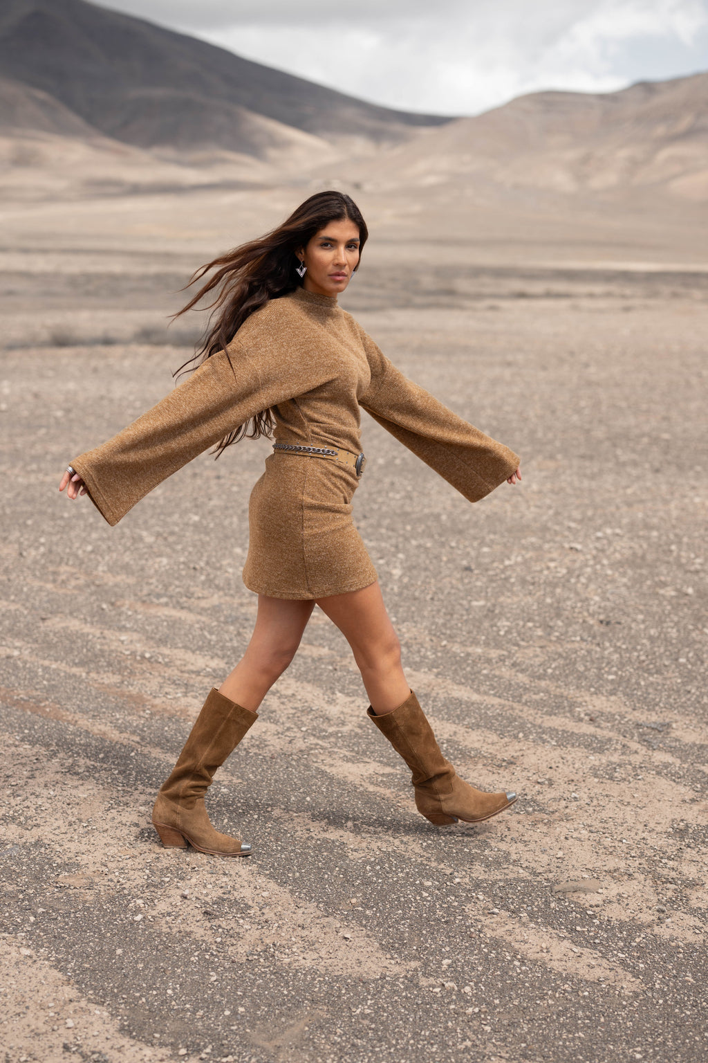 Jaida Dress Brown — afbeelding 5
