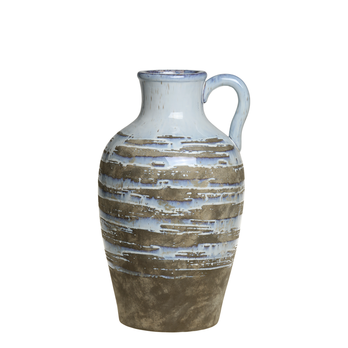 Maxim vaas met handvat – opaal – 50 cm