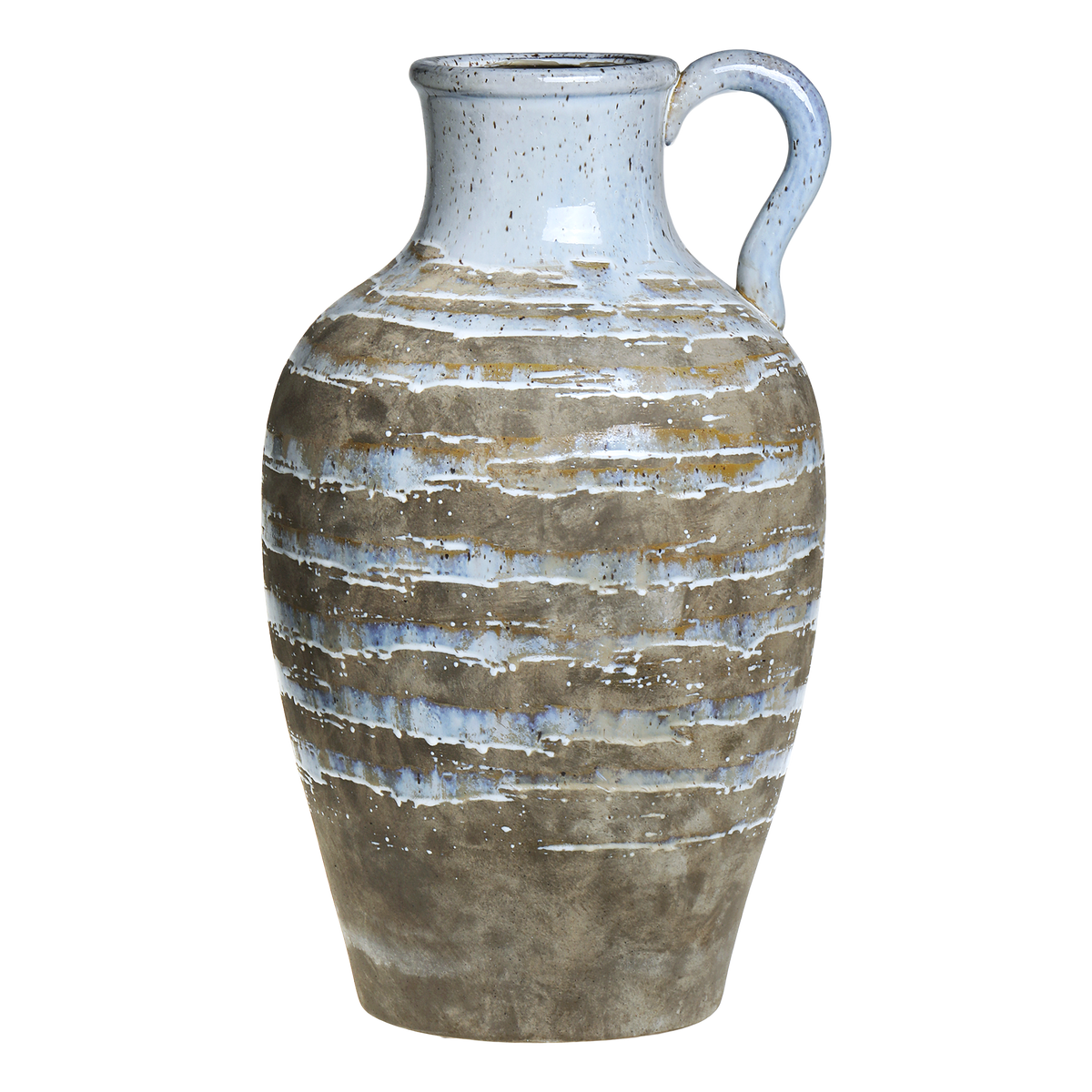 Maxim grote vaas met handvat – opaal – 70 cm