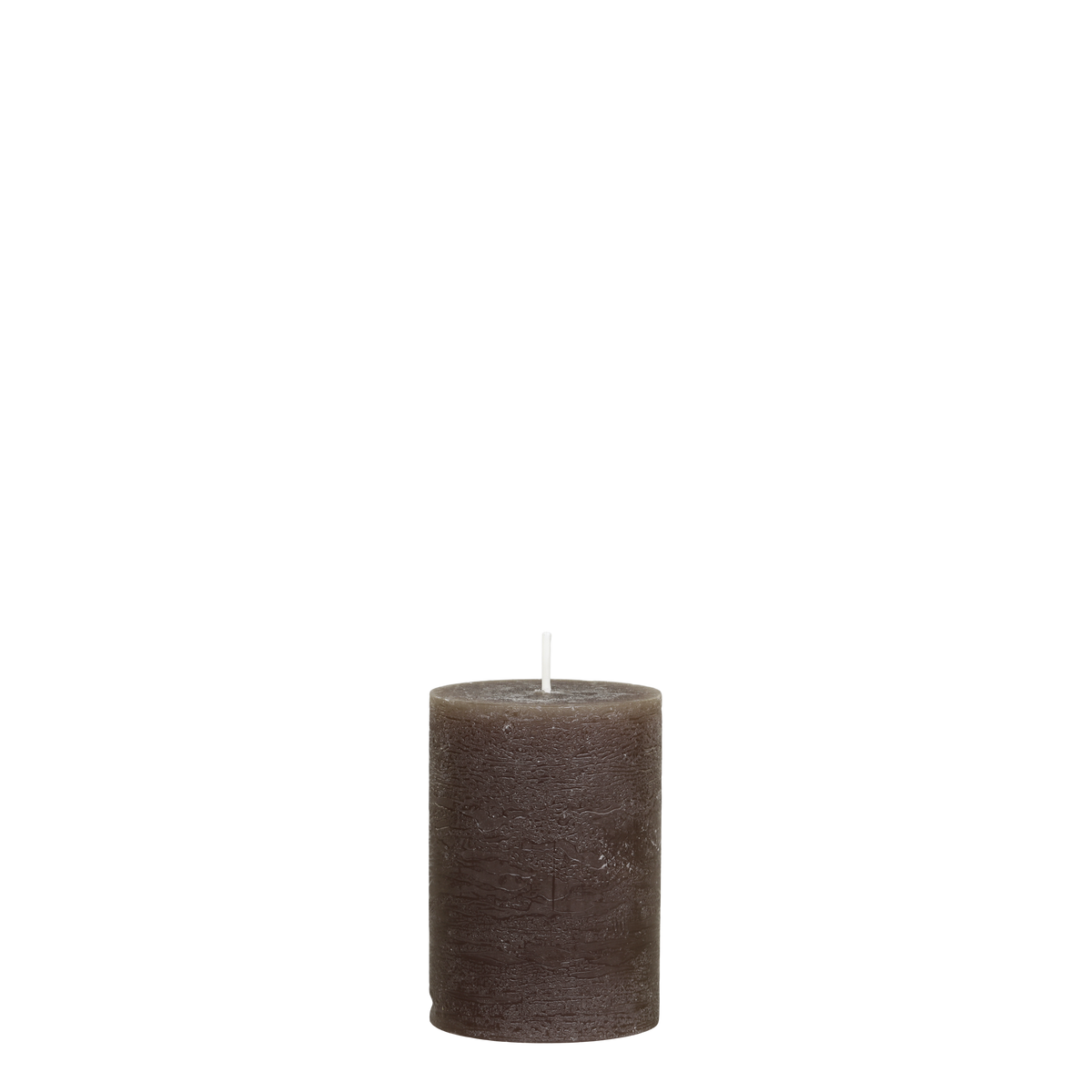 Macon rustieke stompkaars – coffee – 10 cm