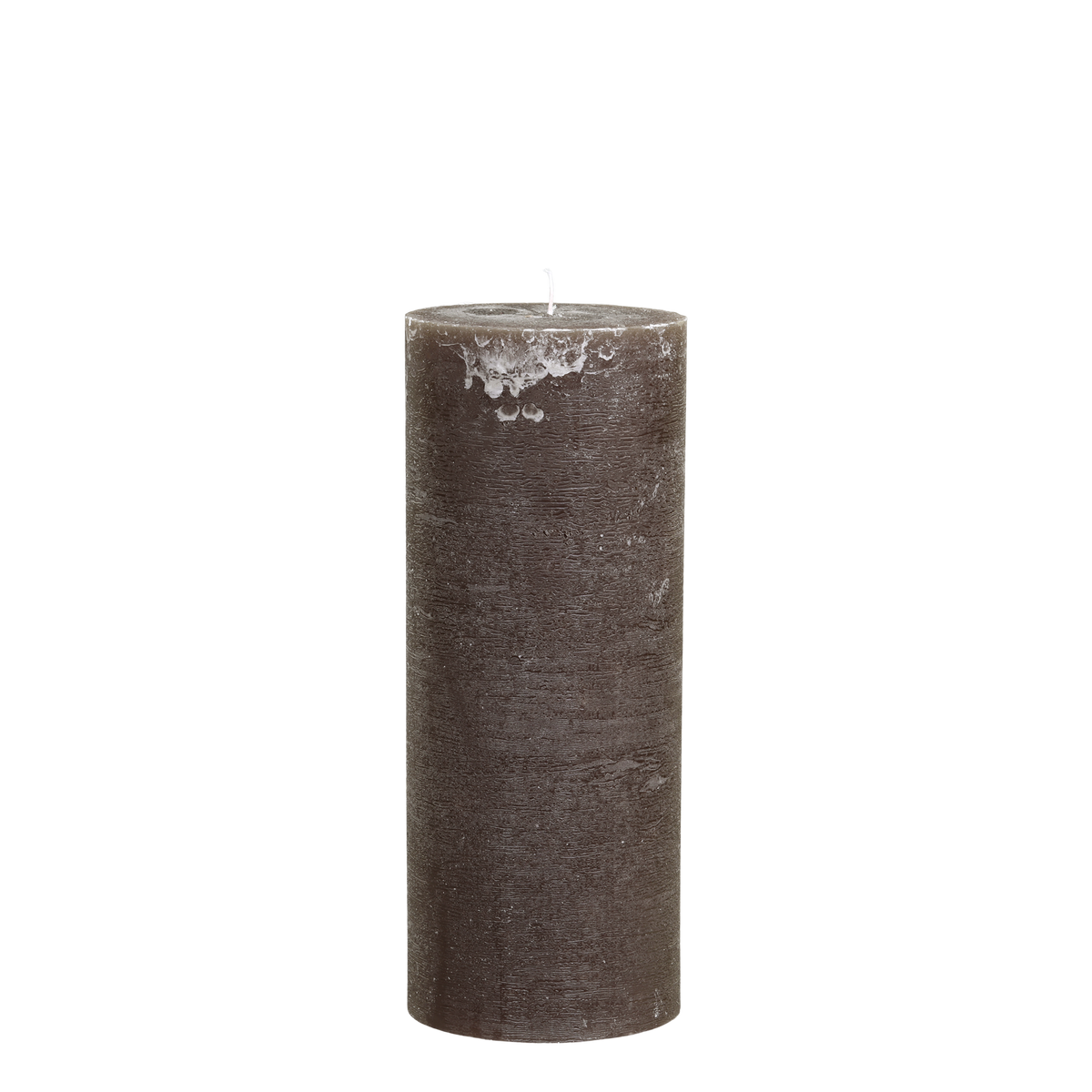 Macon rustieke stompkaars – coffee – 25 cm