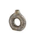 PTMD Jiss Decoratieve Vaas Goud S – 20 cm