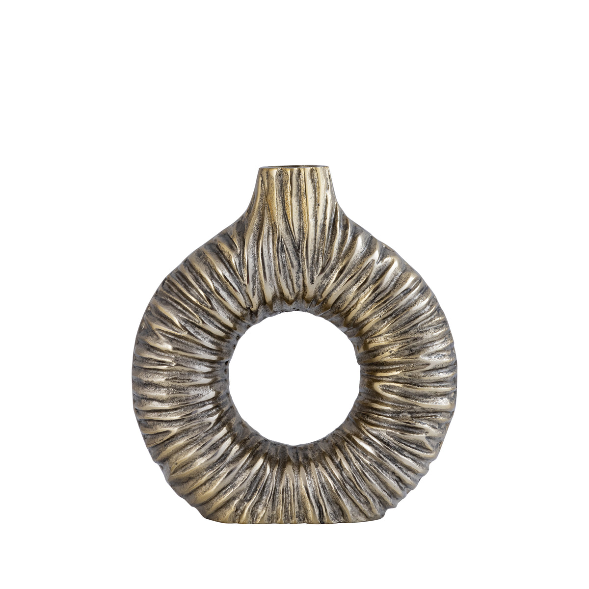 PTMD Jiss Decoratieve Vaas Goud S – 20 cm – foto 2