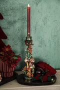 PTMD Noel Kaarsenhouder Hond & Beer – Moss Green