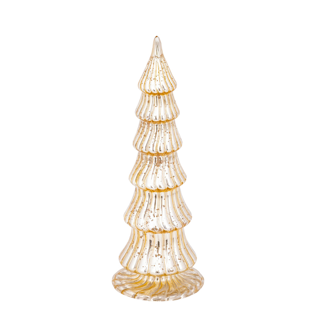 PTMD Breyen Glazen Kerstboom – Goud 28,5 cm – foto 2