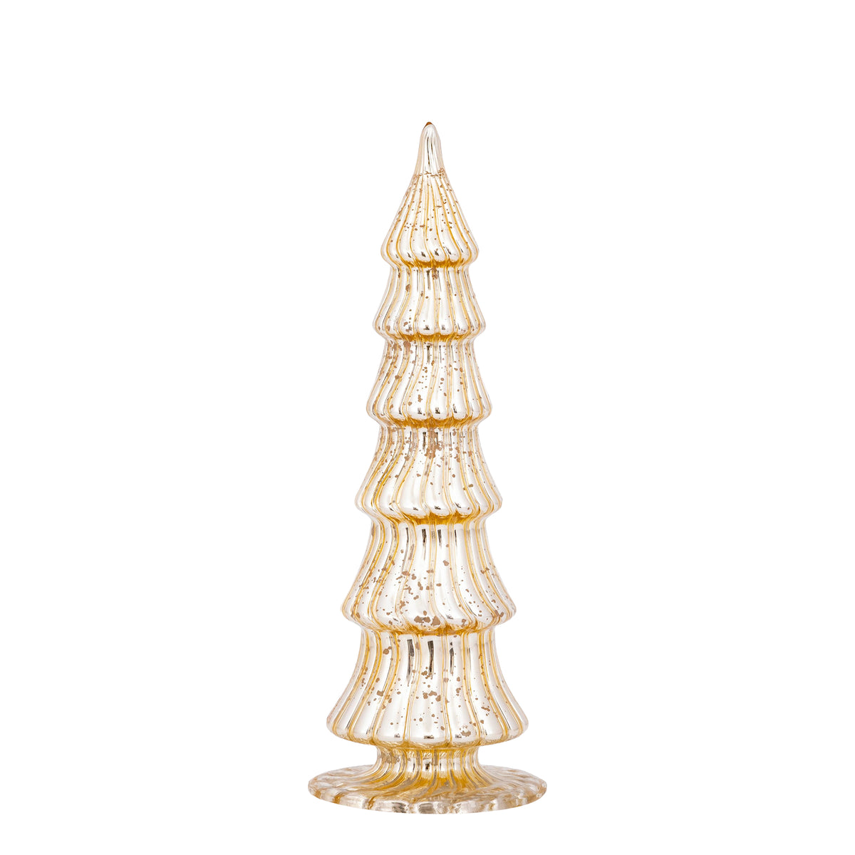 PTMD Breyen Glazen Kerstboom – Goud 28,5 cm