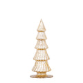PTMD Breyen Glazen Kerstboom – Goud 22 cm