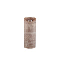 PTMD LED Light New Rustic LED Kaars – Bruin 38 cm