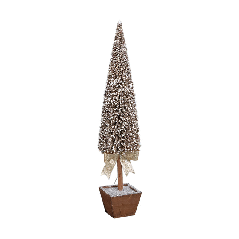 PTMD Darlee LED Kerstboom met Strik – Champagne 75 cm