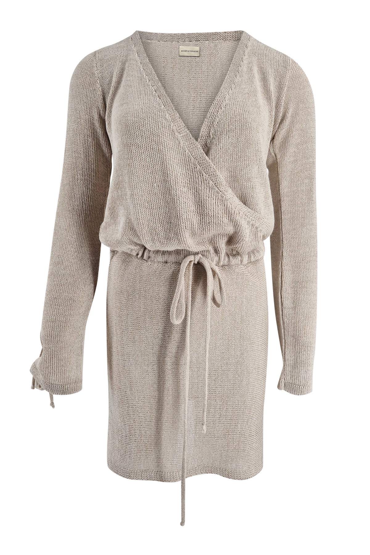 Vedra Knitted Dress Sand - Velvory Fashion & Living