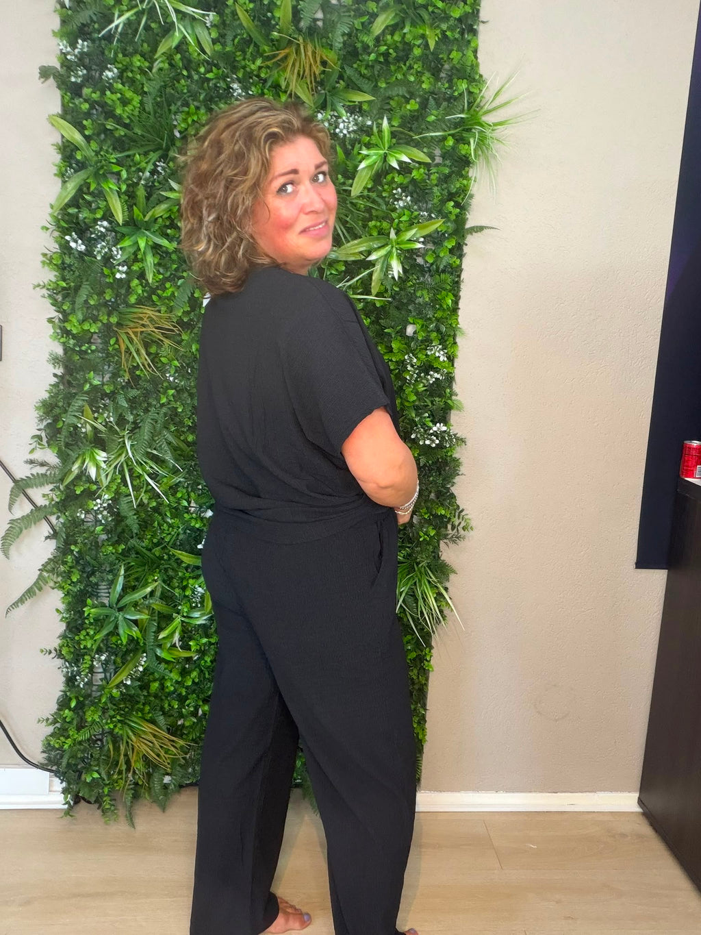 Tweedelige Set Blacky met Veterceintuur - Velvory Fashion & Living