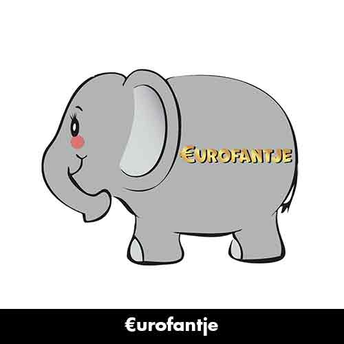 Spaarpot Eurofantje van Artige – leuk geldcadeau