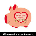 Spaarvarken All You Need Is Money van Artige