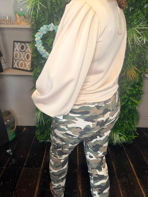 Comfy broek Army