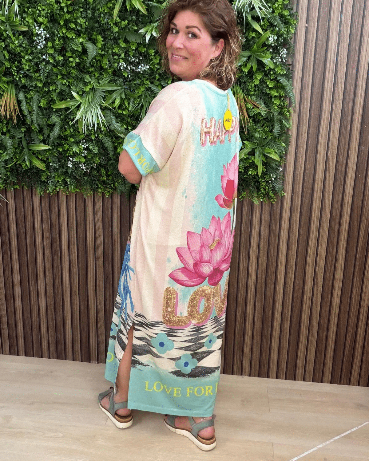 Lurex Jurk Multicolor - Velvory Fashion & Living