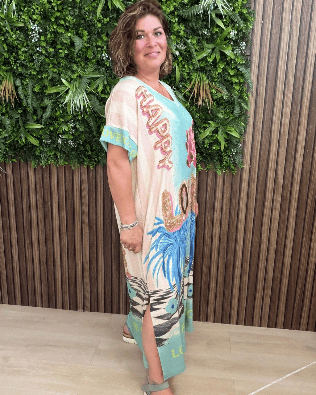 Lurex Jurk Multicolor - Velvory Fashion & Living