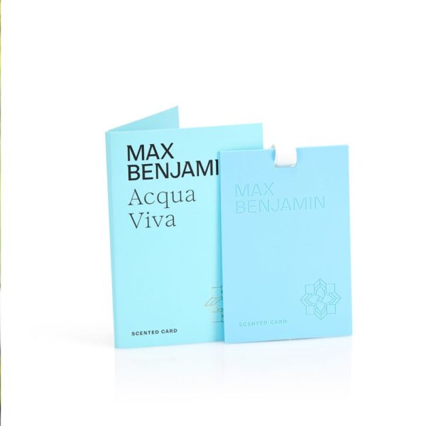 Max Benjamin Scented Card Acqua Viva