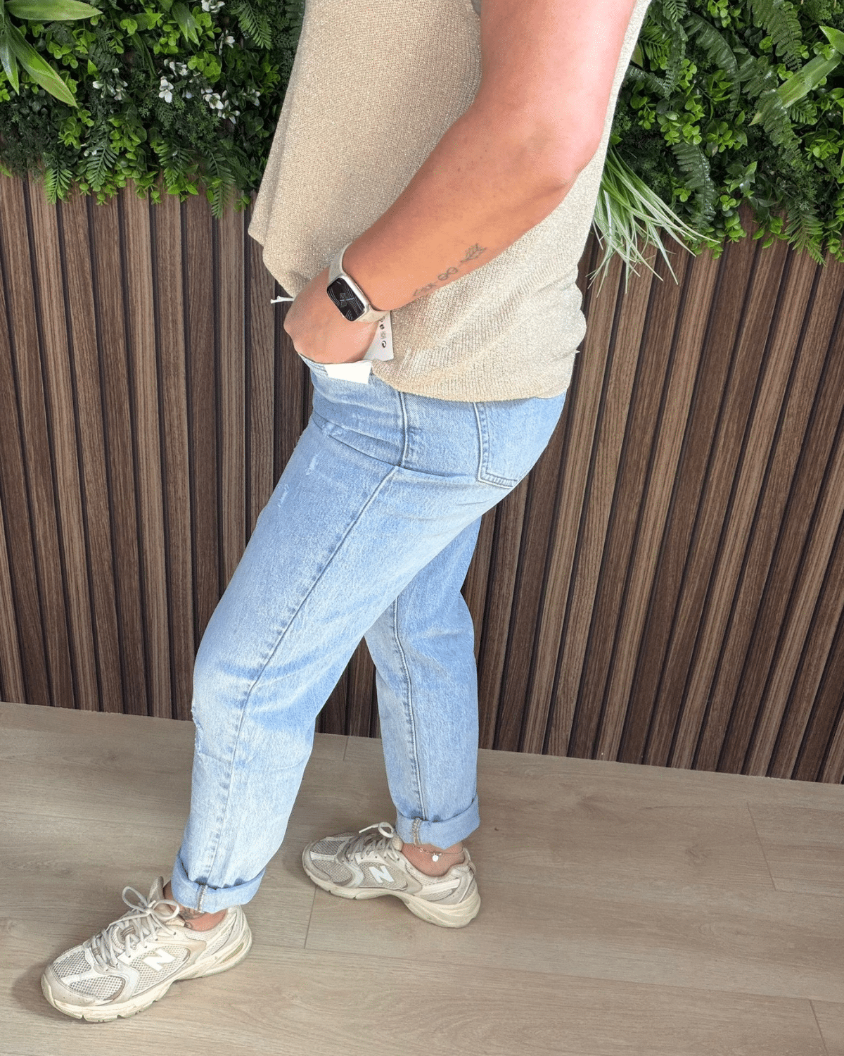 Mom Fit Jeans Light Blue - Velvory Fashion & Living