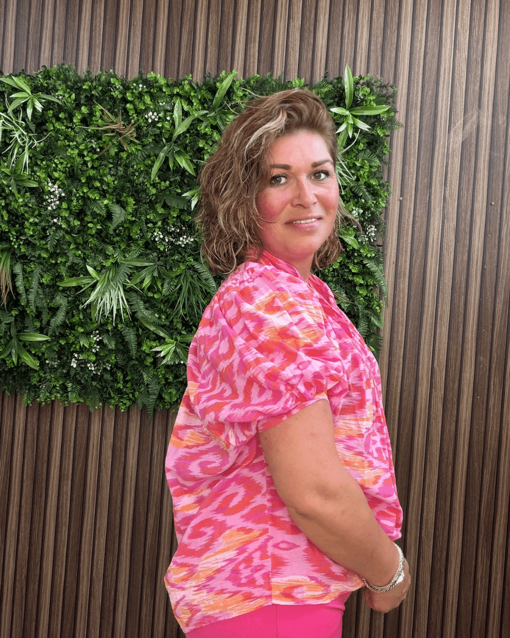 Multicolor Blouse Summer Pink - Velvory Fashion & Living