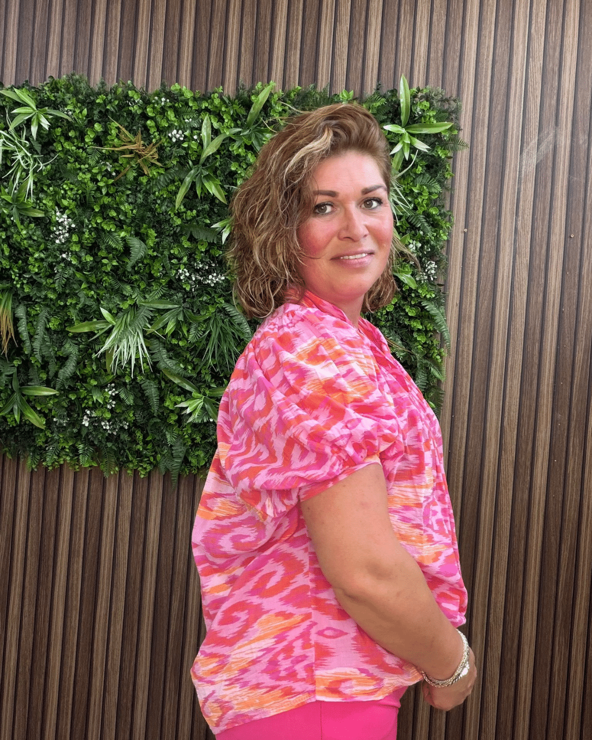 Multicolor Blouse Summer Pink - Velvory Fashion & Living