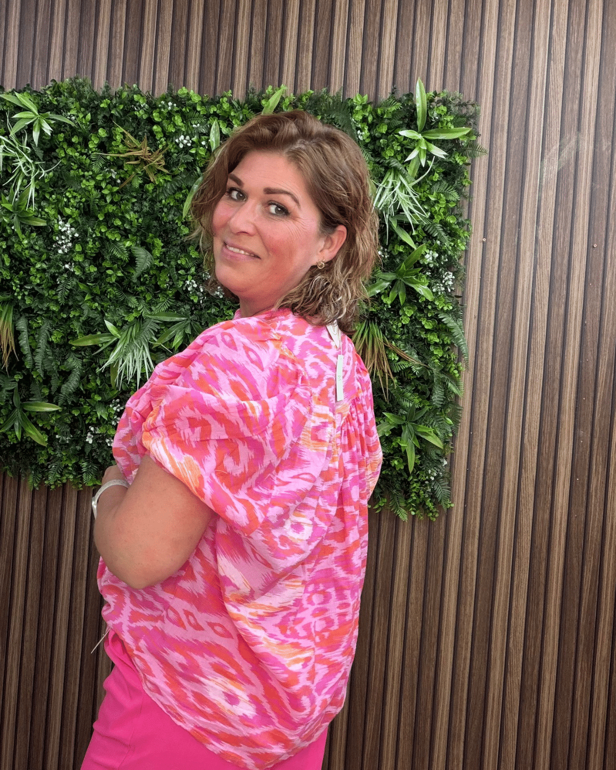 Multicolor Blouse Summer Pink - Velvory Fashion & Living