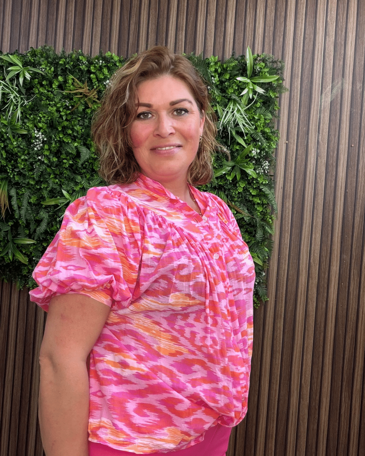Multicolor Blouse Summer Pink - Velvory Fashion & Living