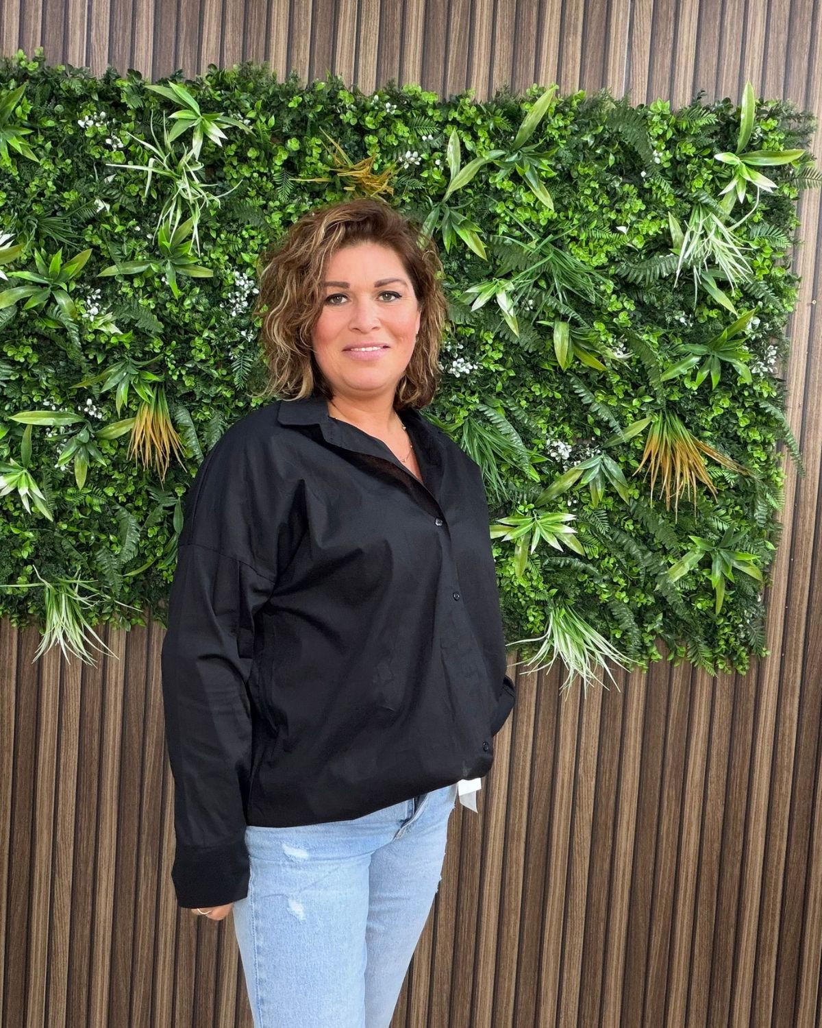 Overhemd Blouse Oversized Zwart - Velvory Fashion & Living