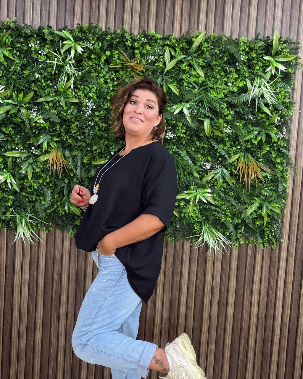Oversized Shirt Plus Size Met Ketting - Velvory Fashion & Living