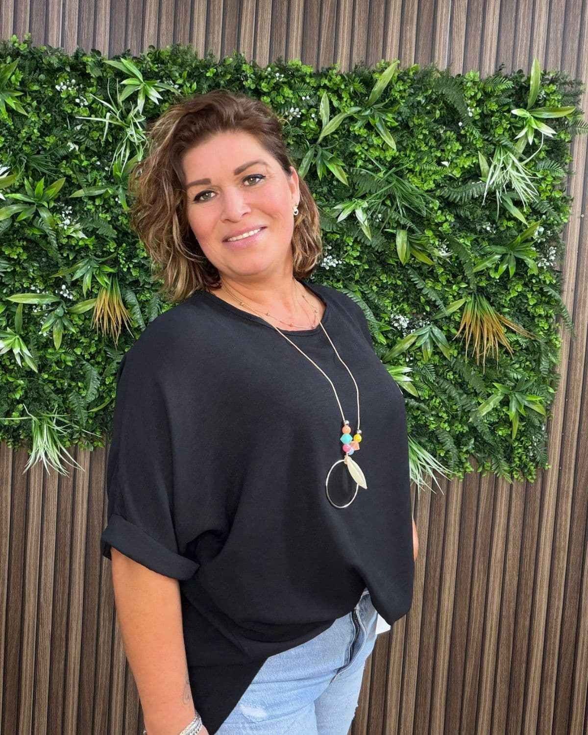 Oversized Shirt Plus Size Met Ketting - Velvory Fashion & Living