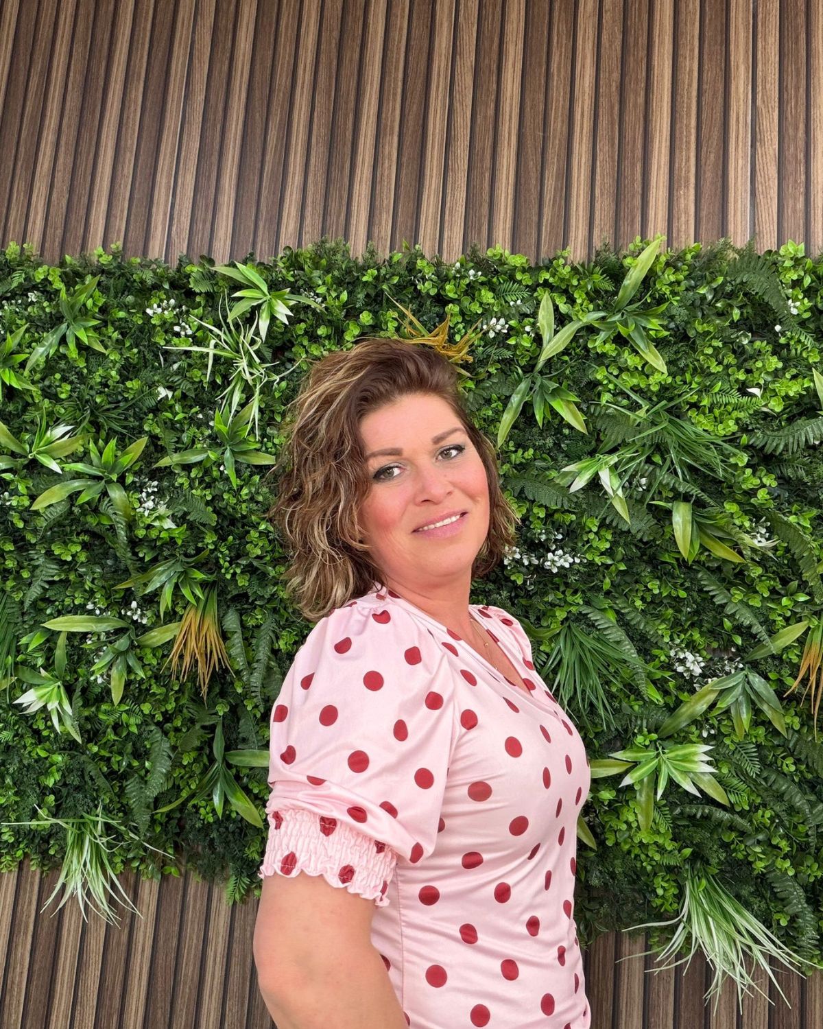 Shirt Dots Roze - Velvory Fashion & Living