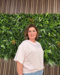 Streepjes Shirt Zalmroze - Velvory Fashion & Living