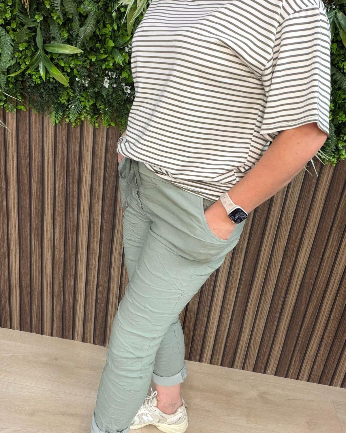 -Summer Pants Groen - Velvory Fashion & Living