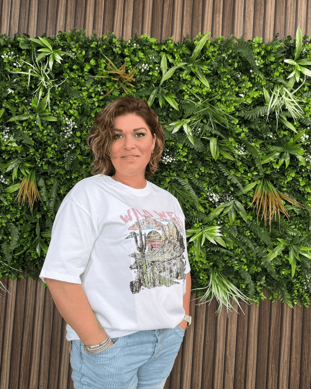 T-Shirt Wild West Wit - Velvory Fashion & Living