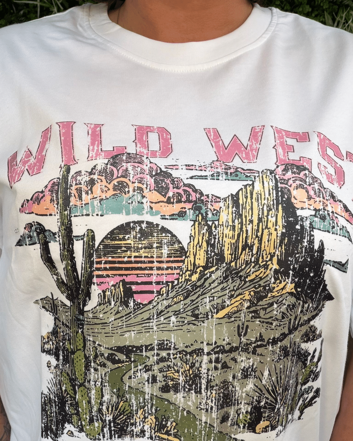 T-Shirt Wild West Wit - Velvory Fashion & Living