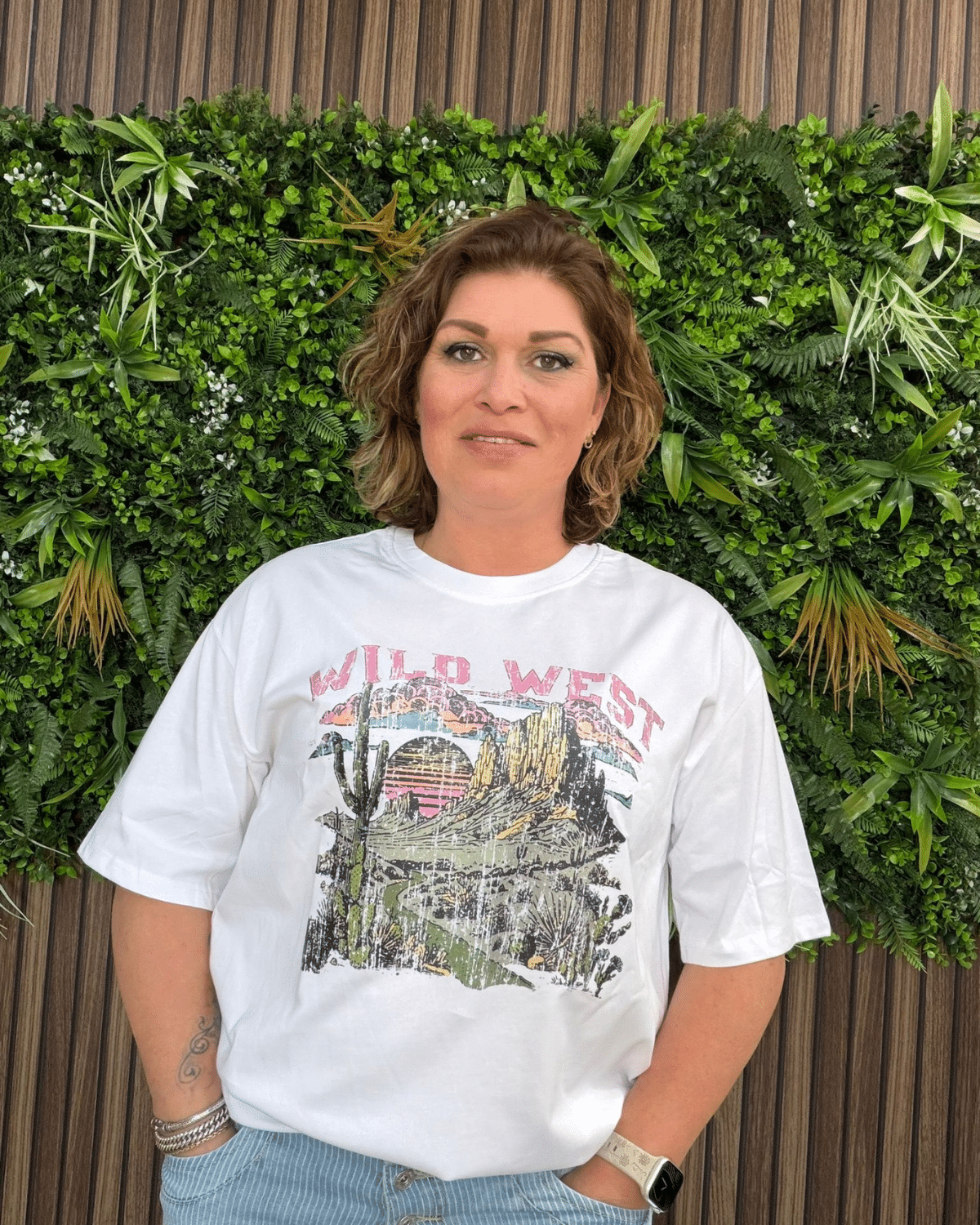 T-Shirt Wild West Wit - Velvory Fashion & Living