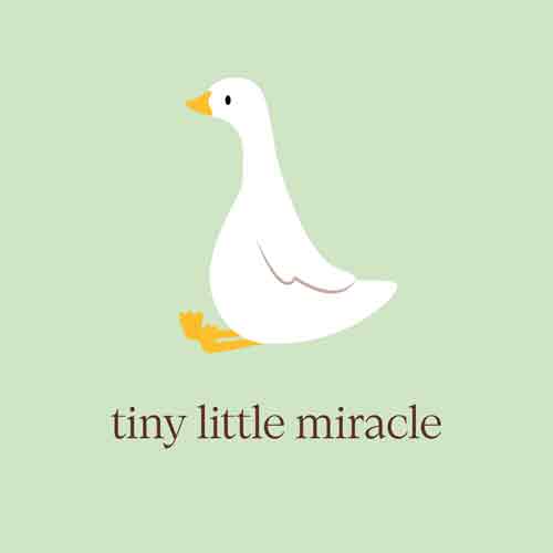 Tegeltje met tekst – Tiny Little Miracle