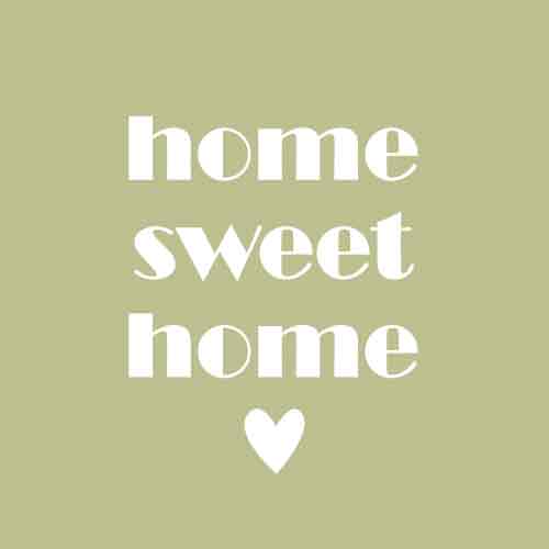 Tegeltje met tekst – Home Sweet Home