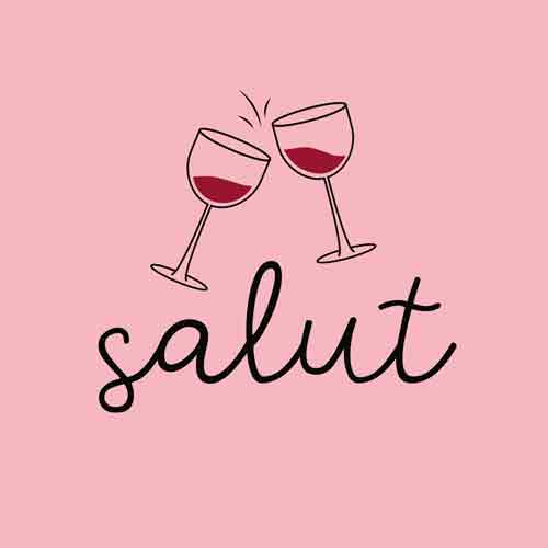 Tegeltje met tekst – Salut