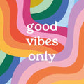 Tegeltje met tekst – Good Vibes Only