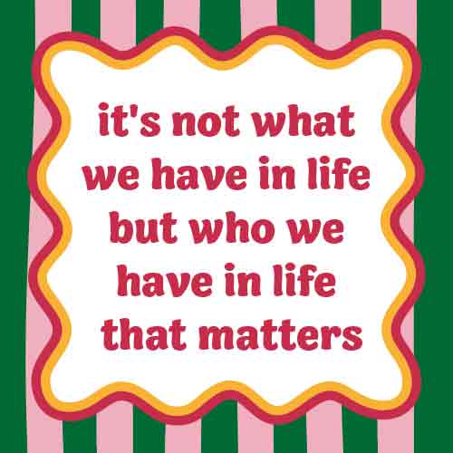 Keramische tegel 10 × 10 cm – It's Not What We Have in Life