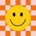 Keramische tegel 10 × 10 cm – Smiley