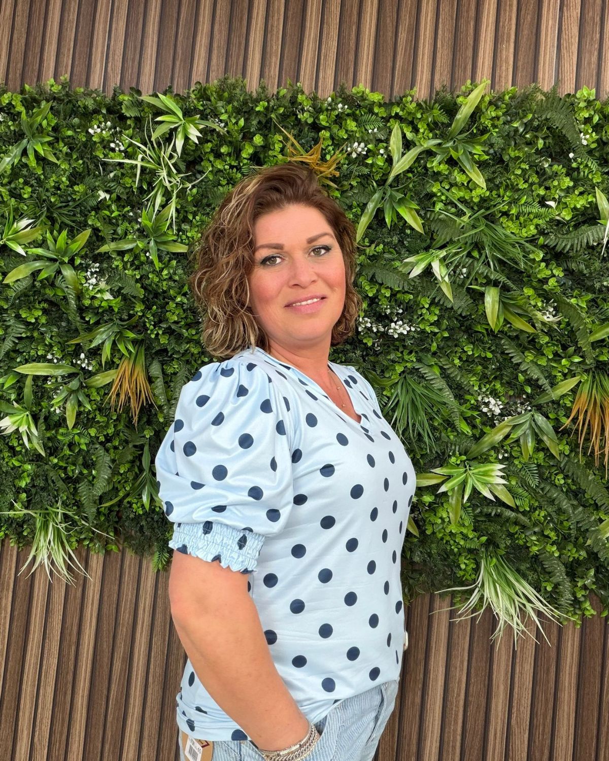 Top Dots Blauw - Velvory Fashion & Living