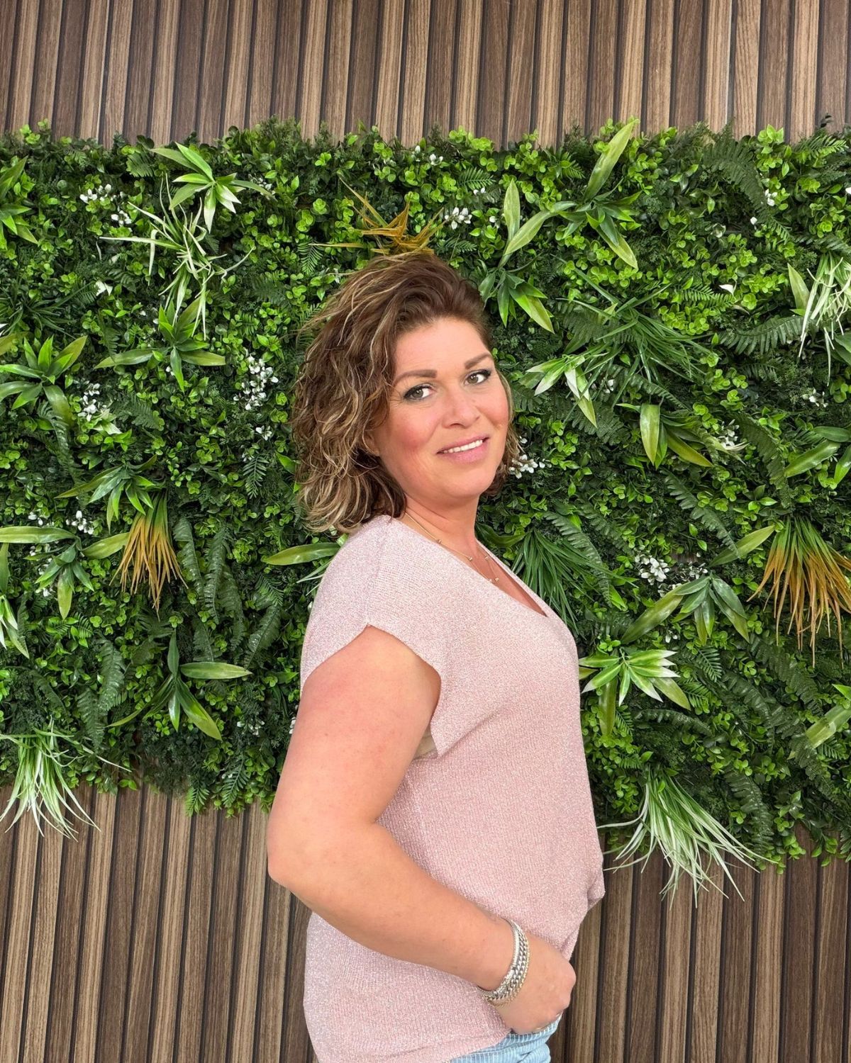 Top Pink Met Goud Draad - Velvory Fashion & Living