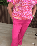 Wide Leg Pantalon Fuchsia - Velvory Fashion & Living
